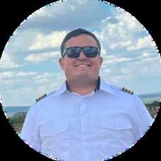 Retrato do piloto Eduardo Martoni
