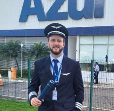 Retrato do piloto Matheus Arnold