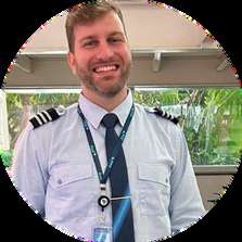 Retrato do piloto Rafael Kopittke